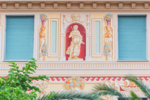 Traditionelle ligurische Hausfassade, Sestri Levante, Ligurien, Italien, Traditionelle ligurische Hausfassade, Sestri Levante, Ligurien, Italien,
